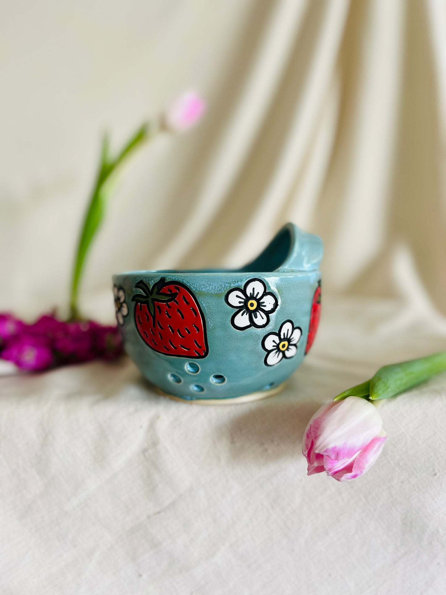 Berry Basket: strawbs + flowers