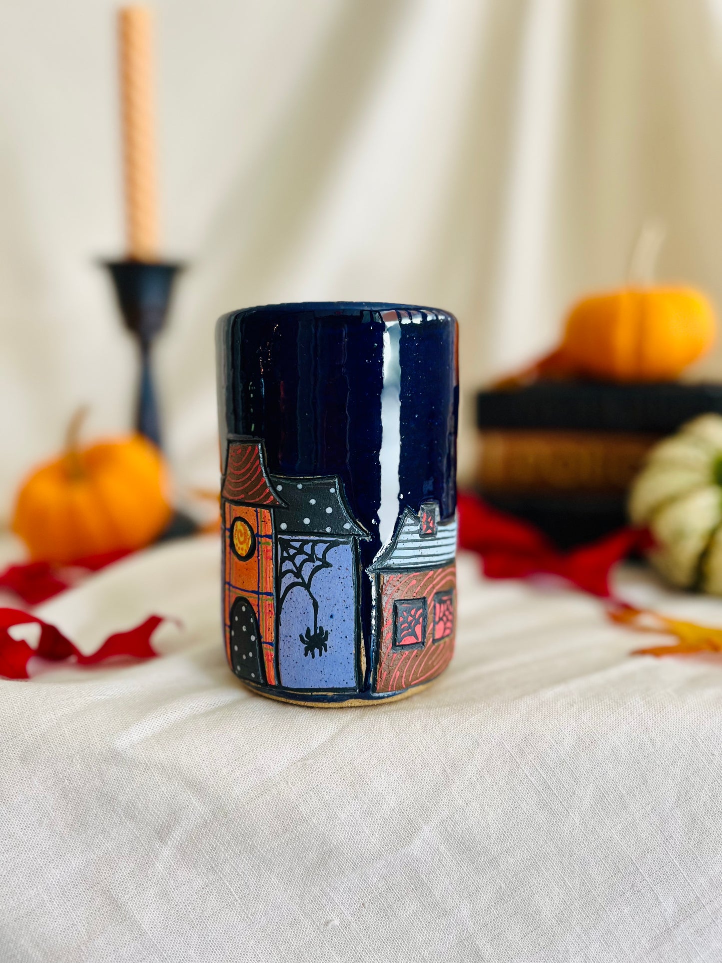 Patchwork Spooky Village Mug 4