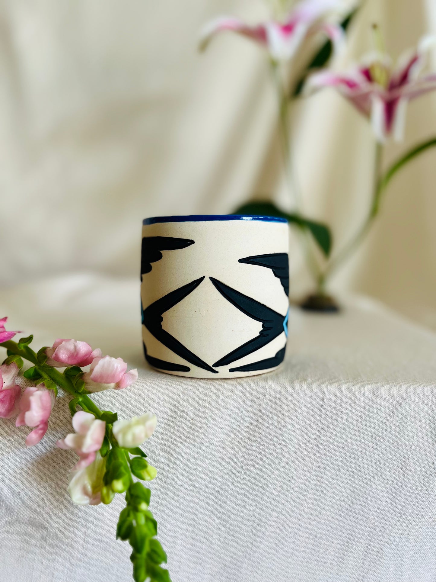 Sparrow Carafe + Cup Set