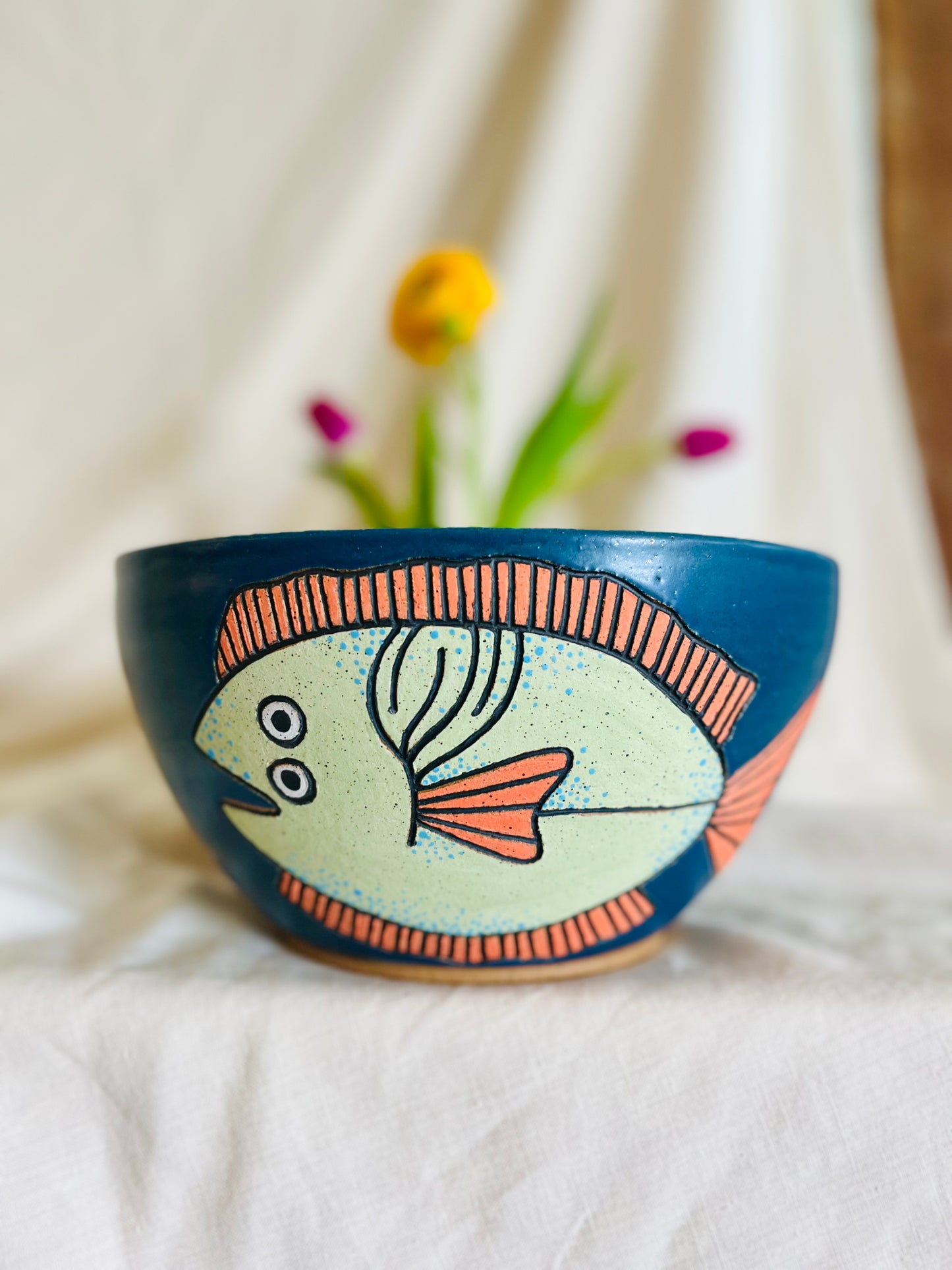 Flounder Serving Bowl