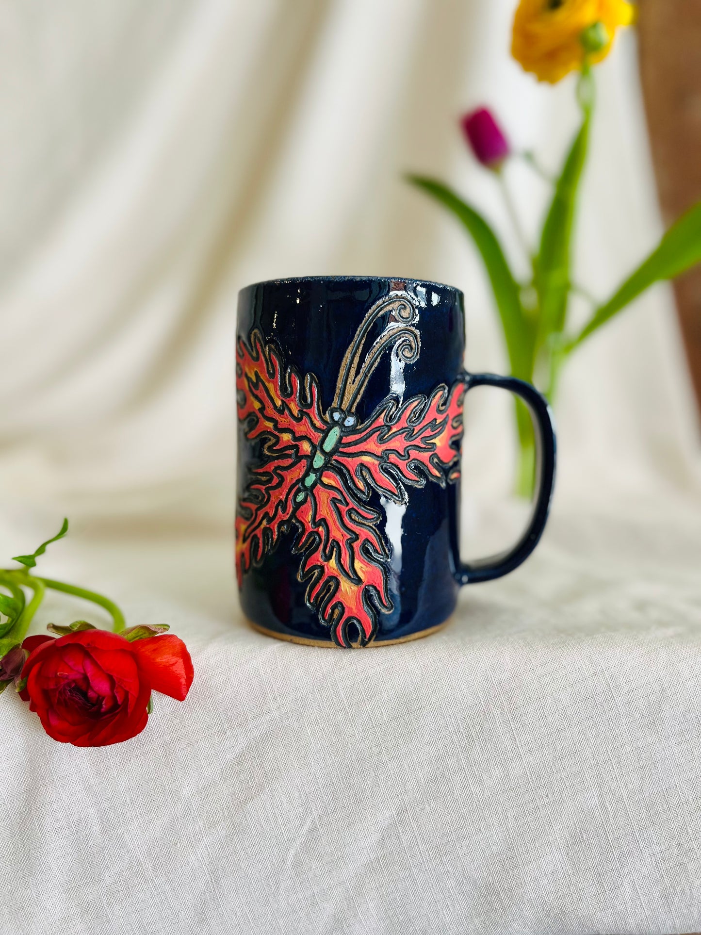 Firefly Mug: midnight blue