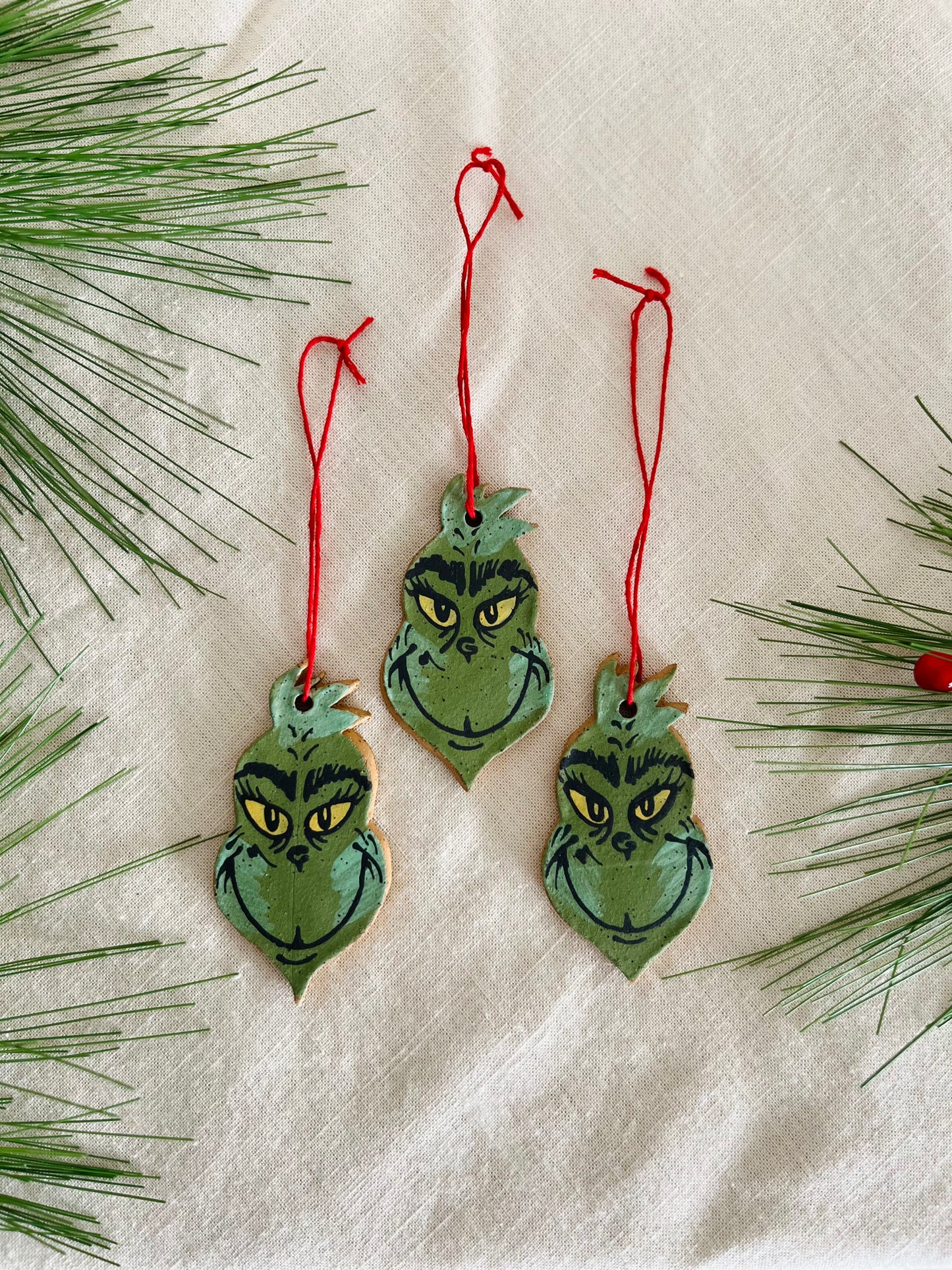 Ornament: grinch head