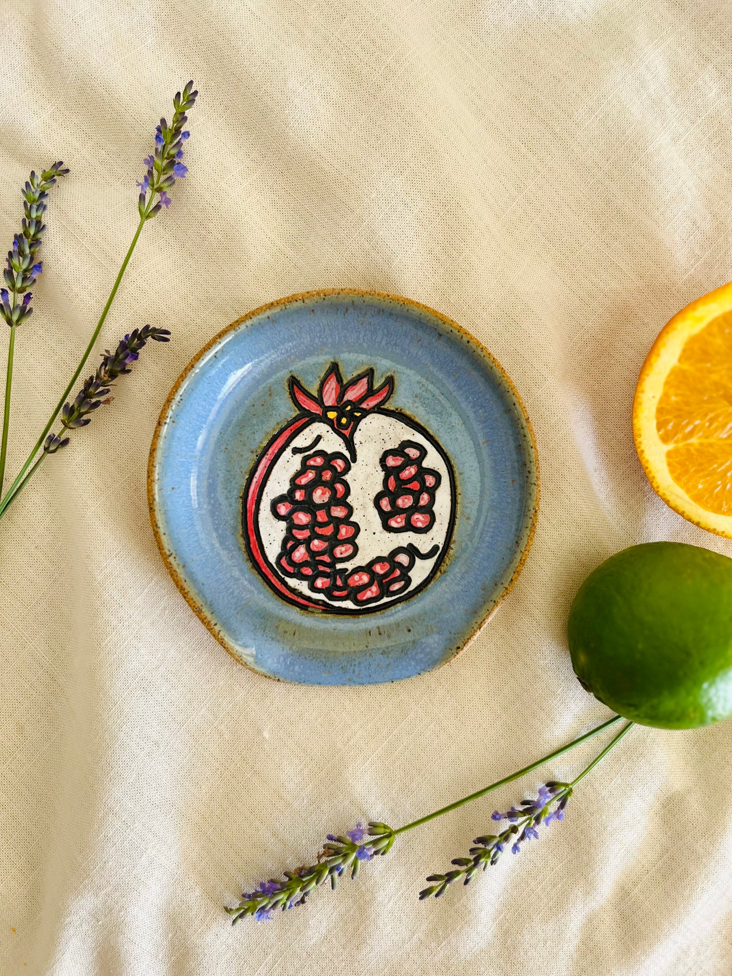 Pomegranate Spoon Rest