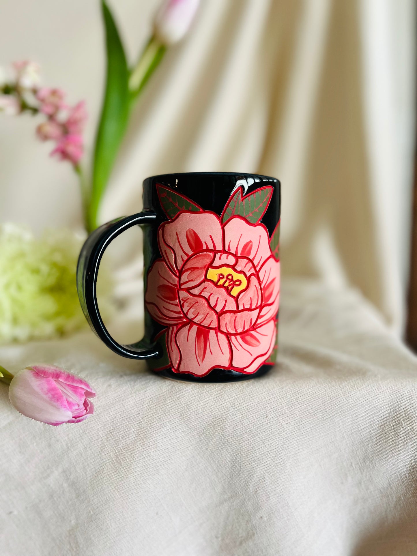 Peony Mug: pink
