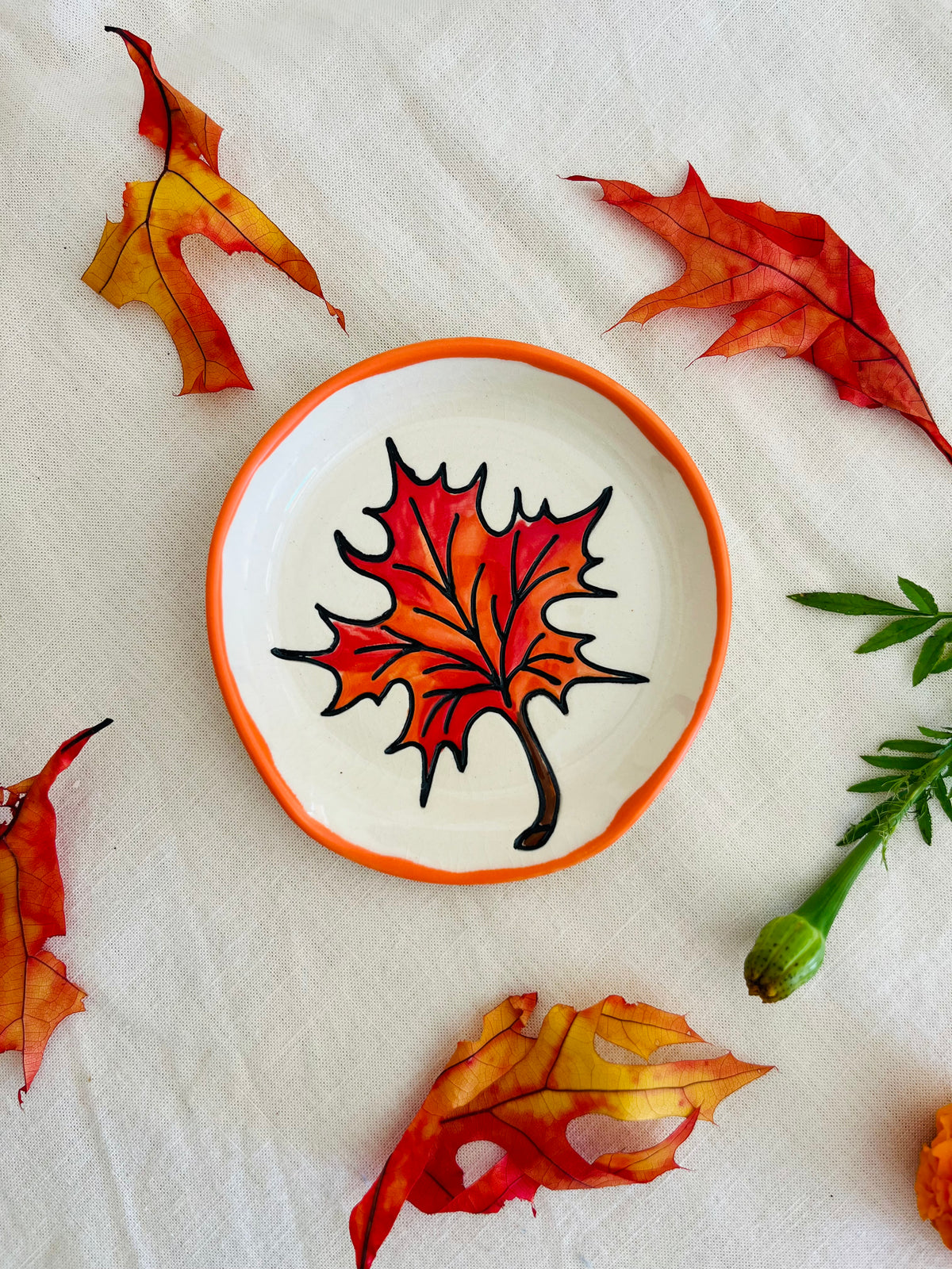 Autumn Leaf Spoon Rest