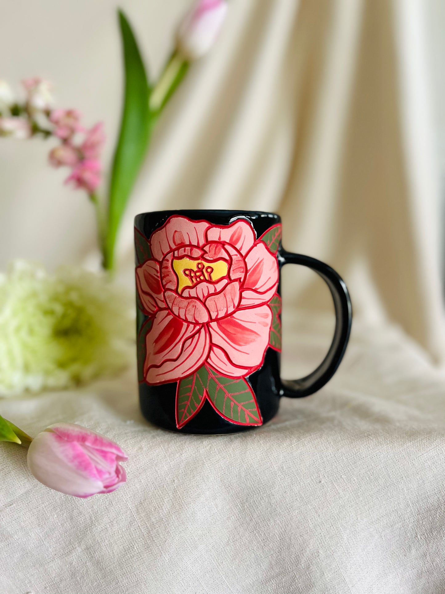 Peony Mug: pink