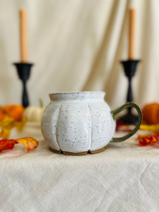 Pumpkin Mug: White