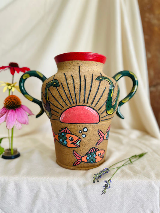 Traditional Sun Vase