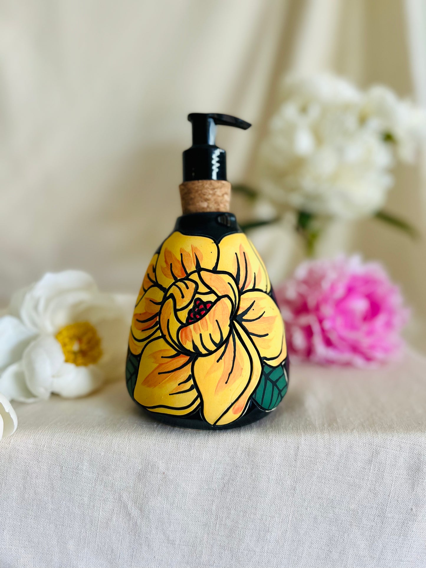 Peony Soap Dispenser