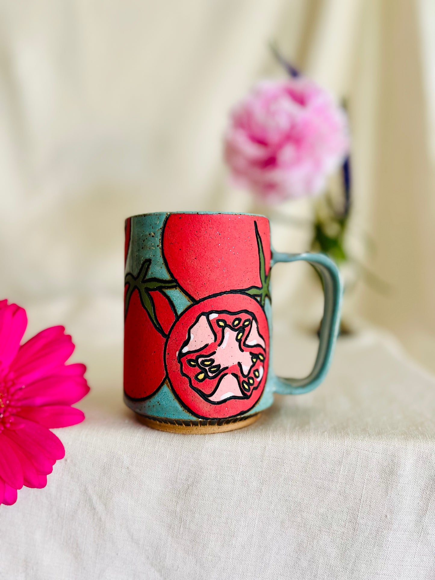 Tomato Mug: blue