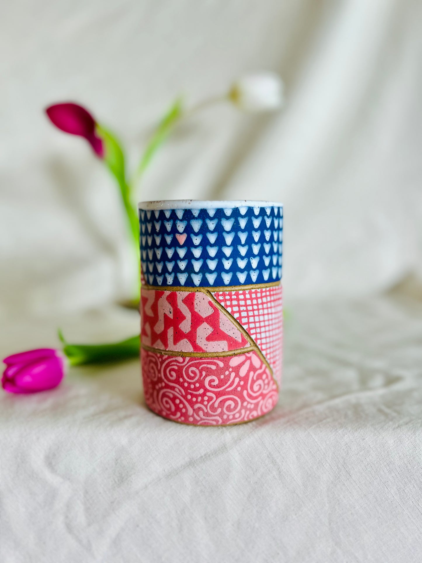 Patchwork Valentines Mug 3