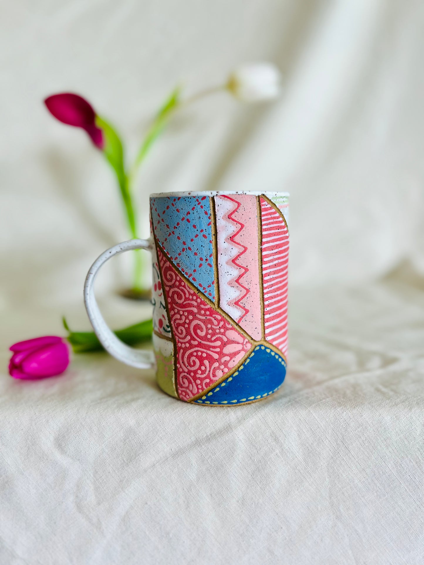 Patchwork Valentines Mug 4