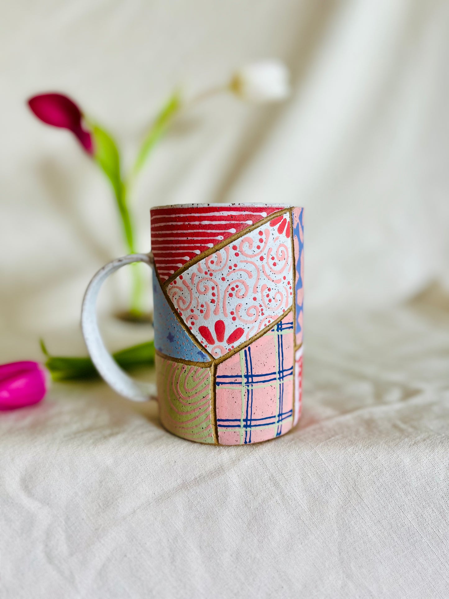 Patchwork Valentines Mug 1