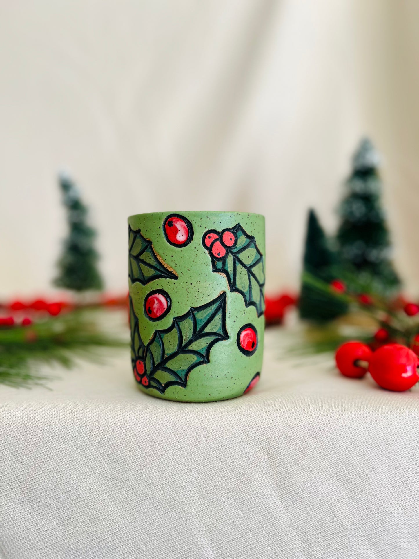 Holly + Cranberry Cup