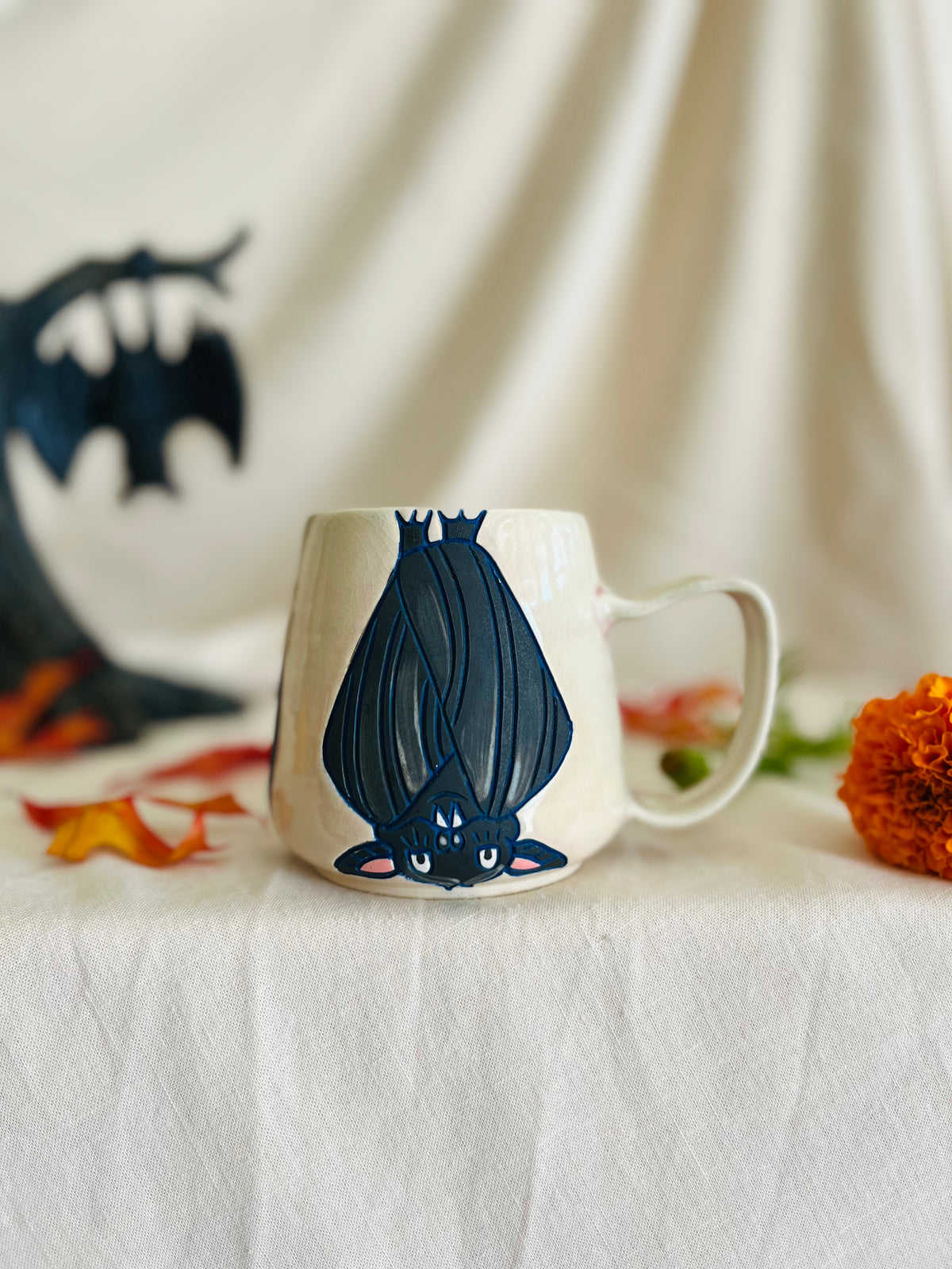 Black Bat Mug *markdown*