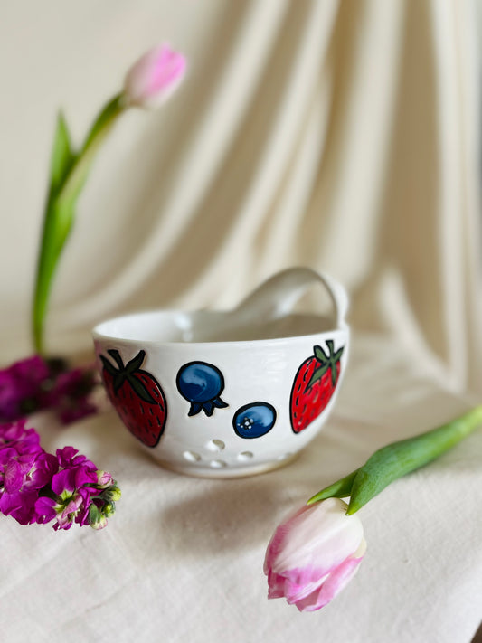 Berry Basket: bluebs + strawbs