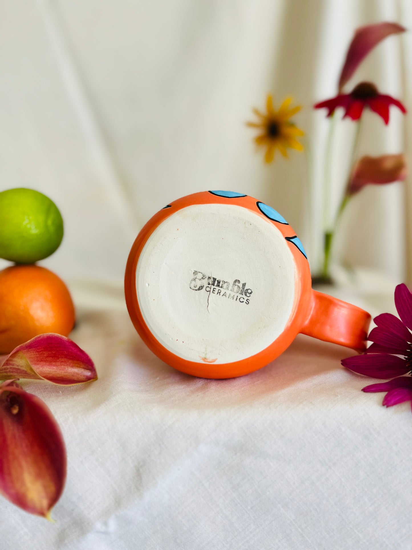 Crab Mug: orange *markdown*