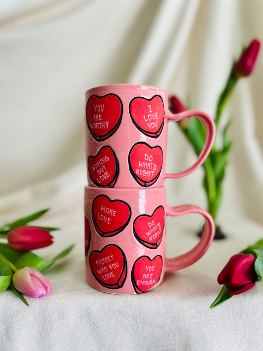 Cherry Hearts Mug