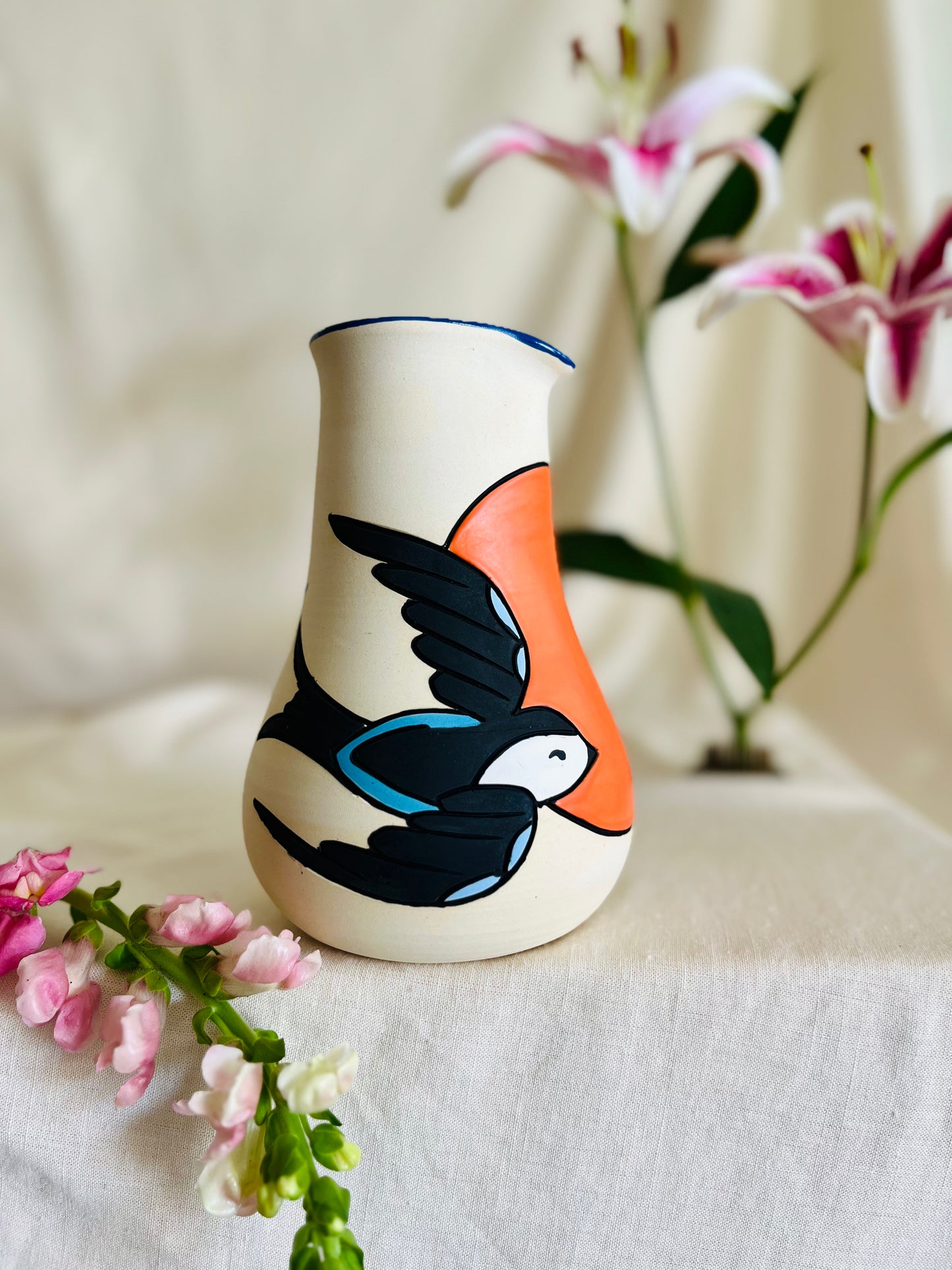 Sparrow Carafe + Cup Set