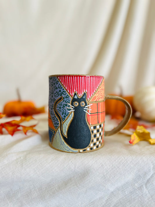 Fall Patchwork Mug 3