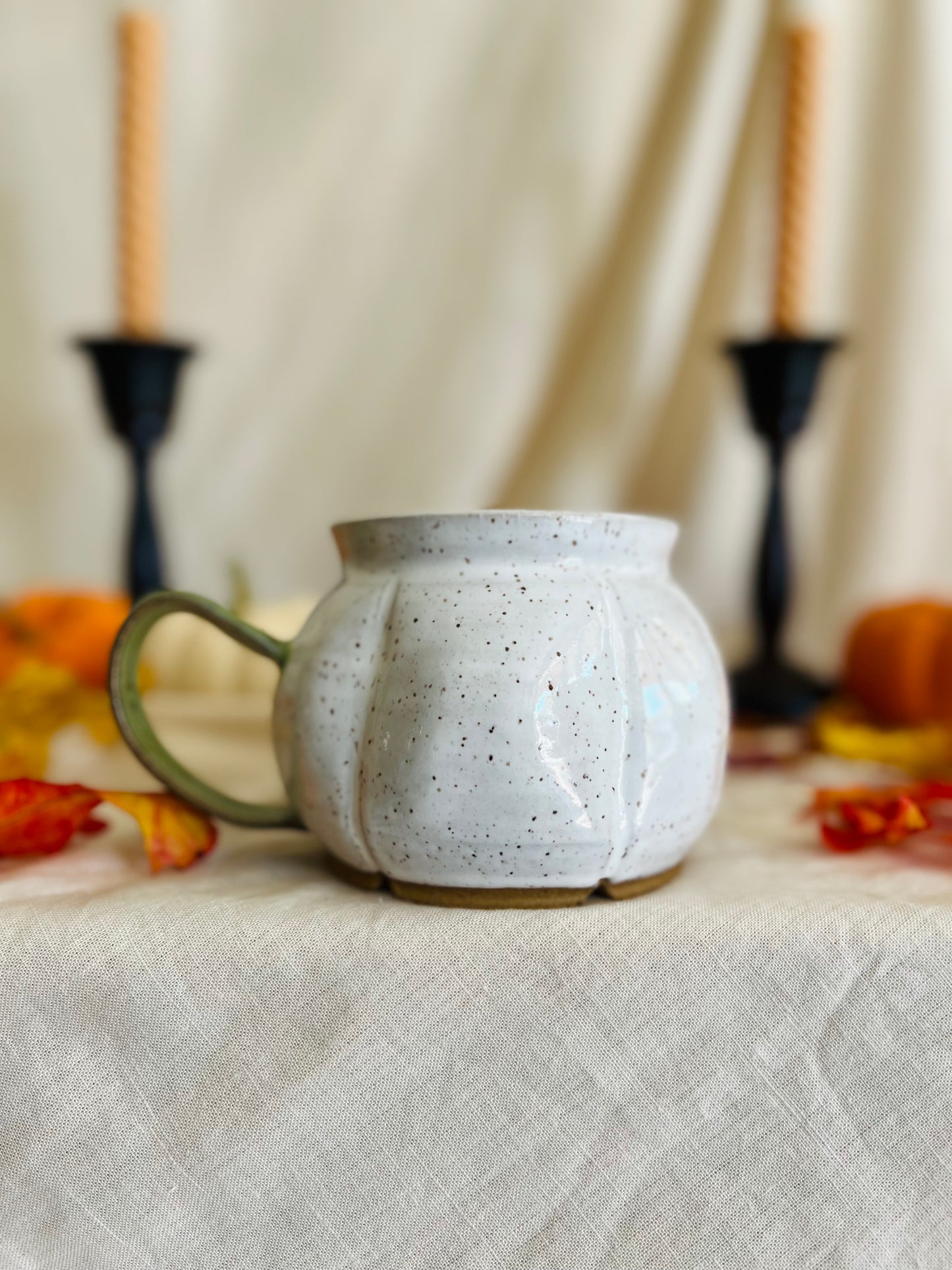 Pumpkin Mug: White