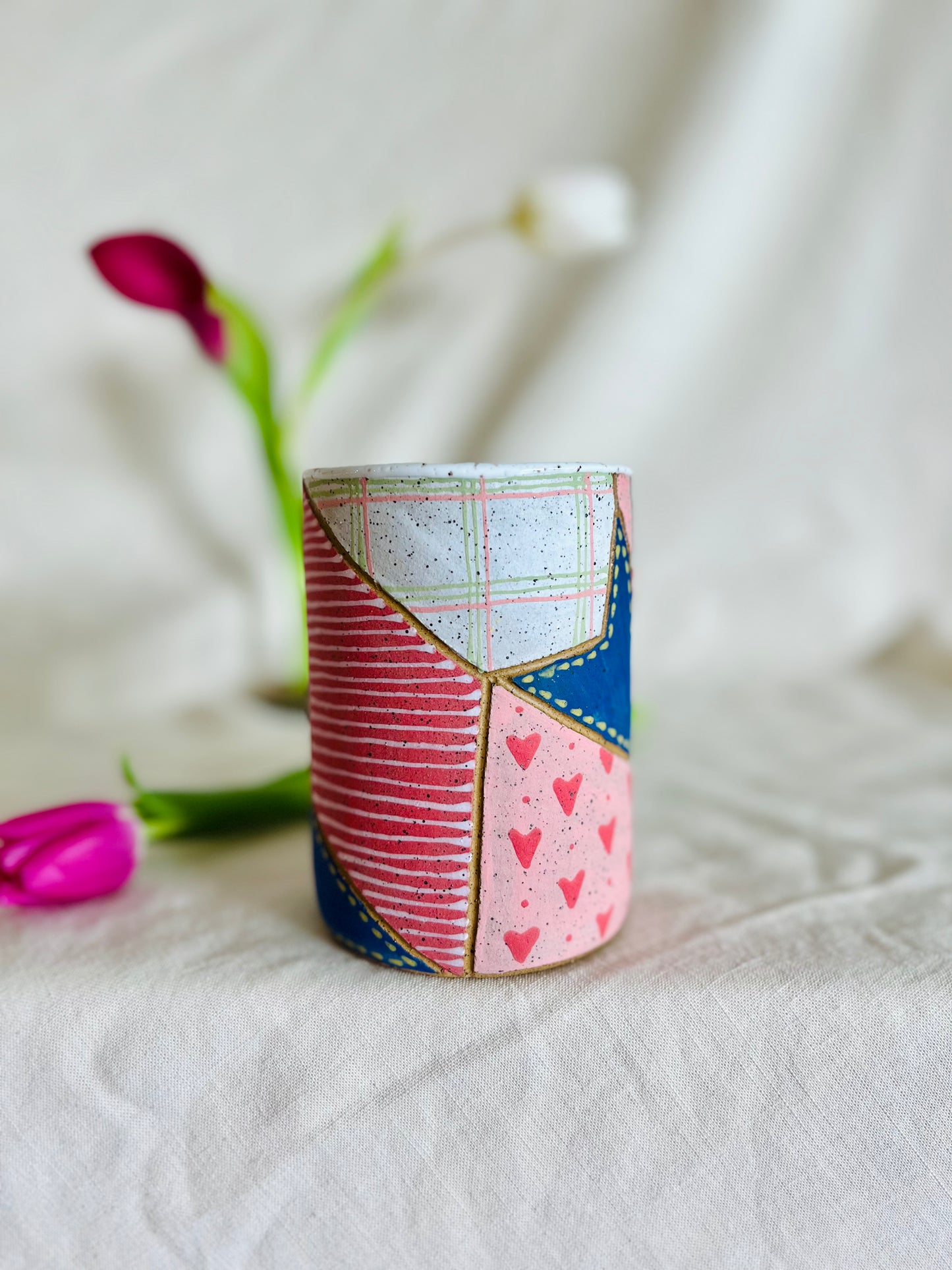 Patchwork Valentines Mug 4