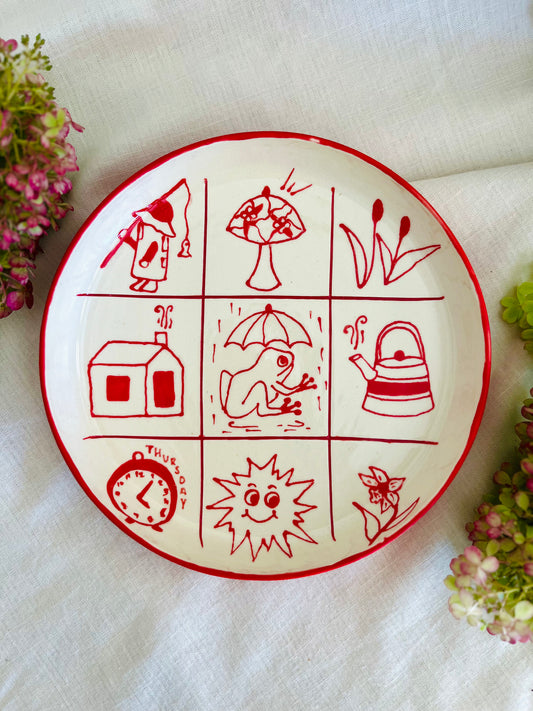 Redwork Quilt Blate