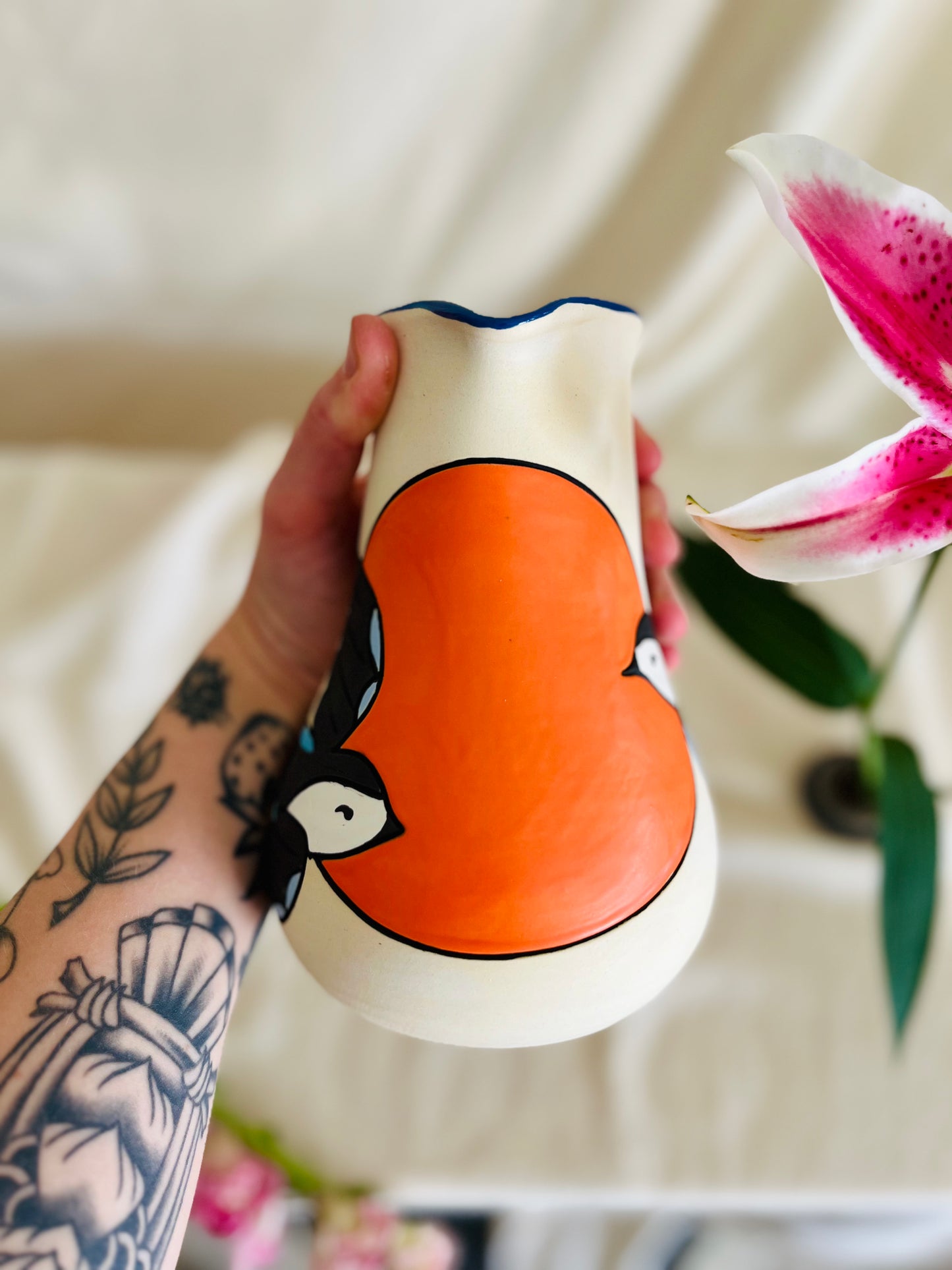 Sparrow Carafe + Cup Set
