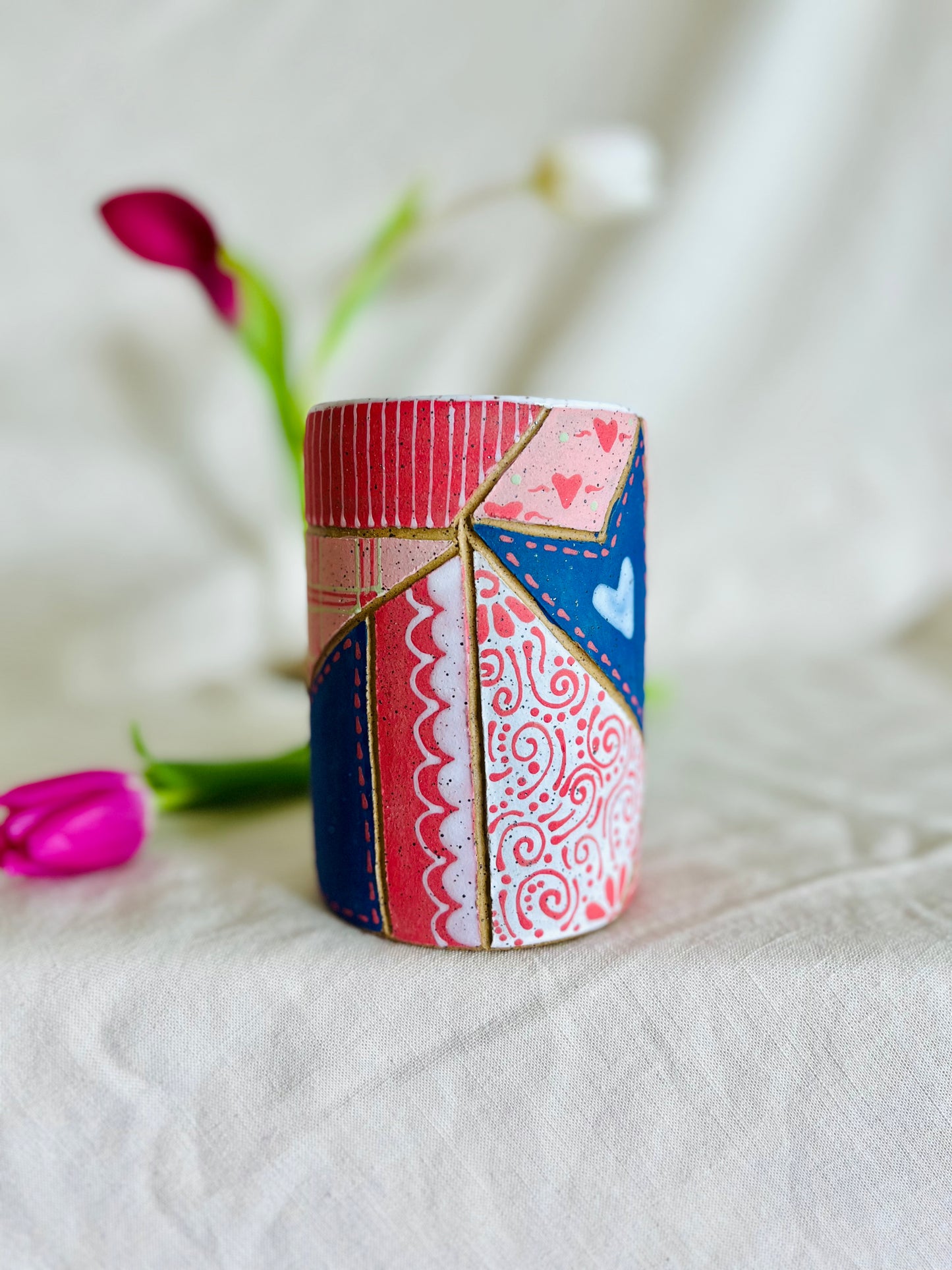 Patchwork Valentines Mug 5