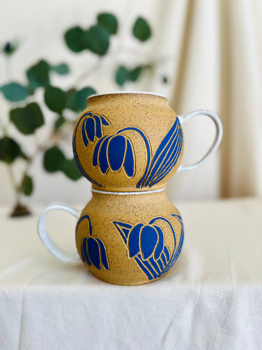 Blue Flower Mug