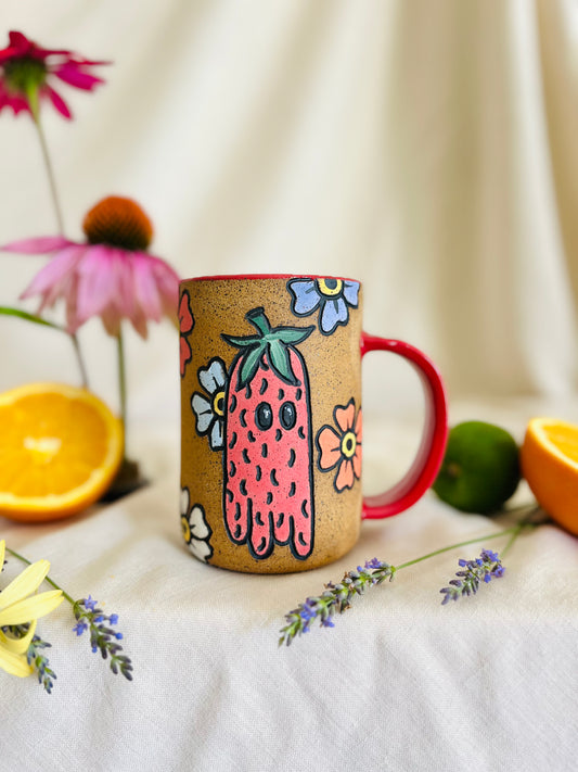 Strawberry Ghost Mug