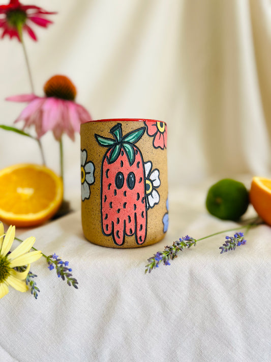 Strawberry Ghost Cup