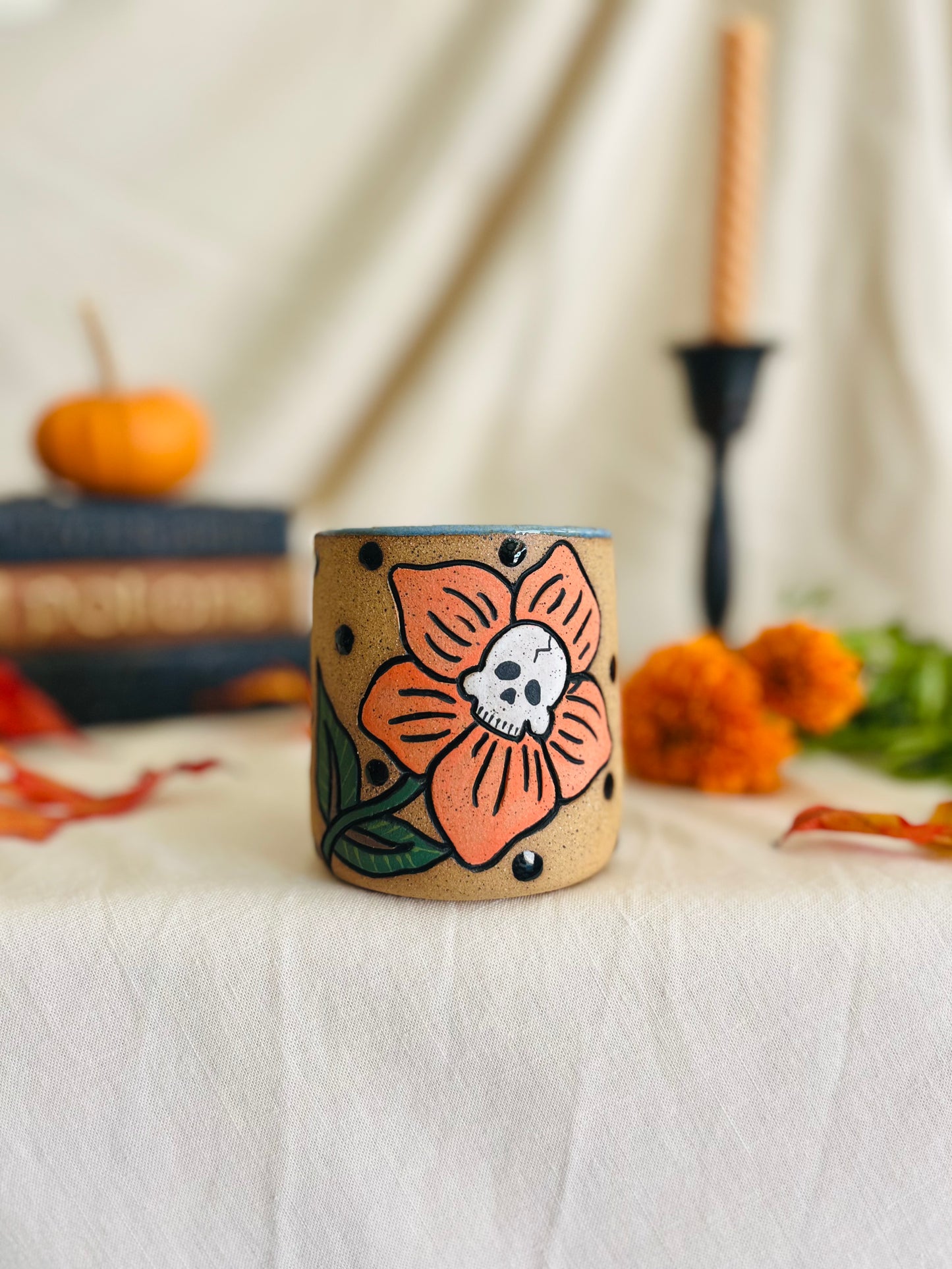 Skull Flower Cup