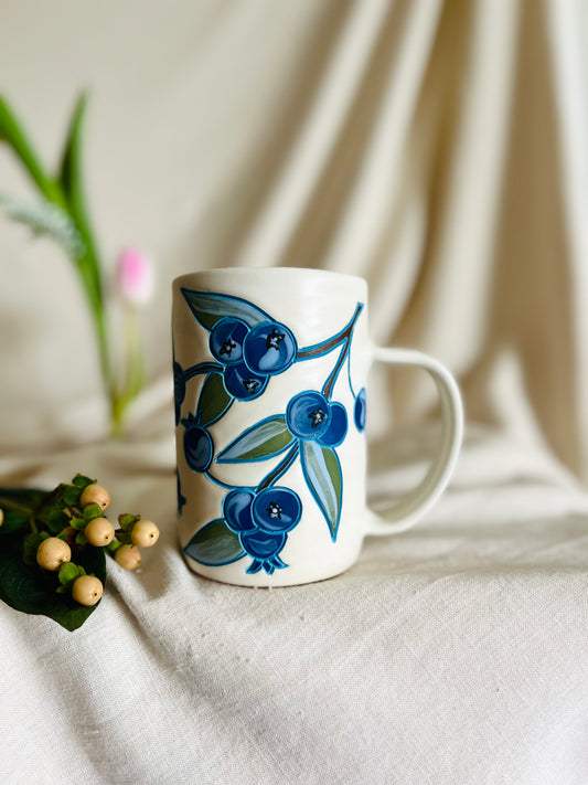 Blueberry Mug: matte white