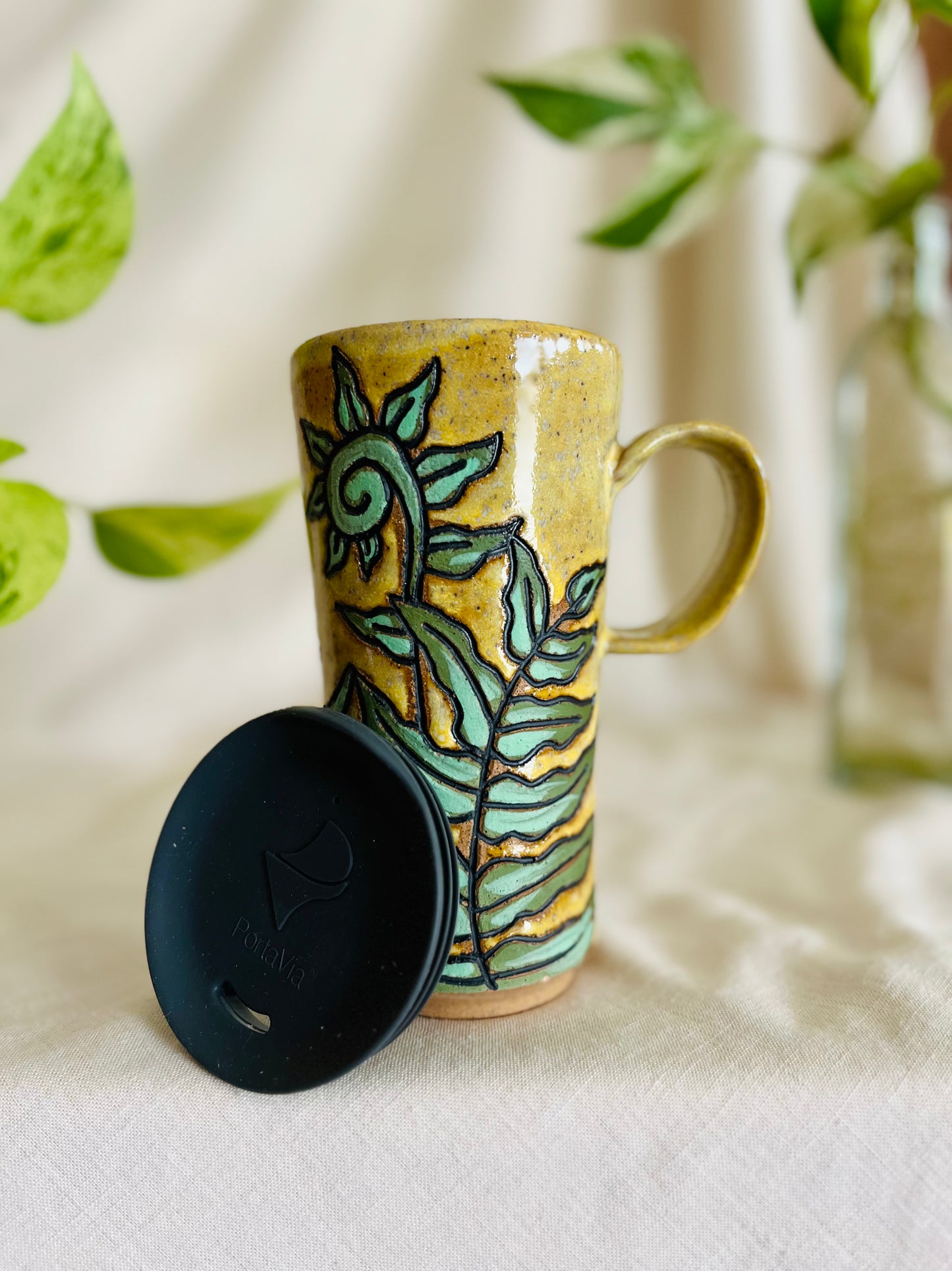 Fiddlehead Fern Travel Mug