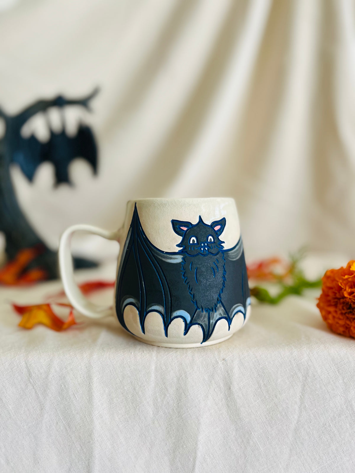 Black Bat Mug *markdown*