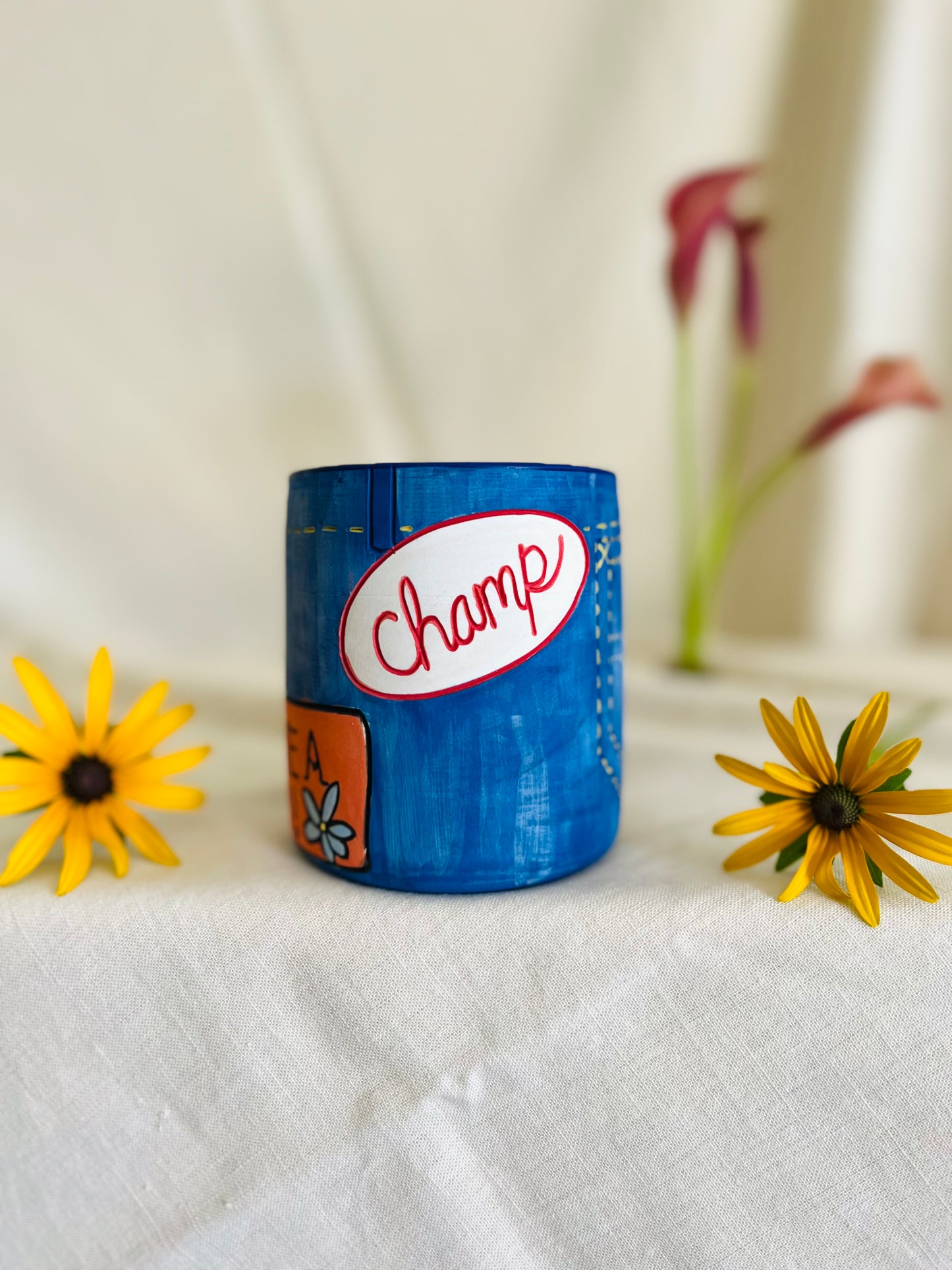 Jean Pocket + Patches Mug