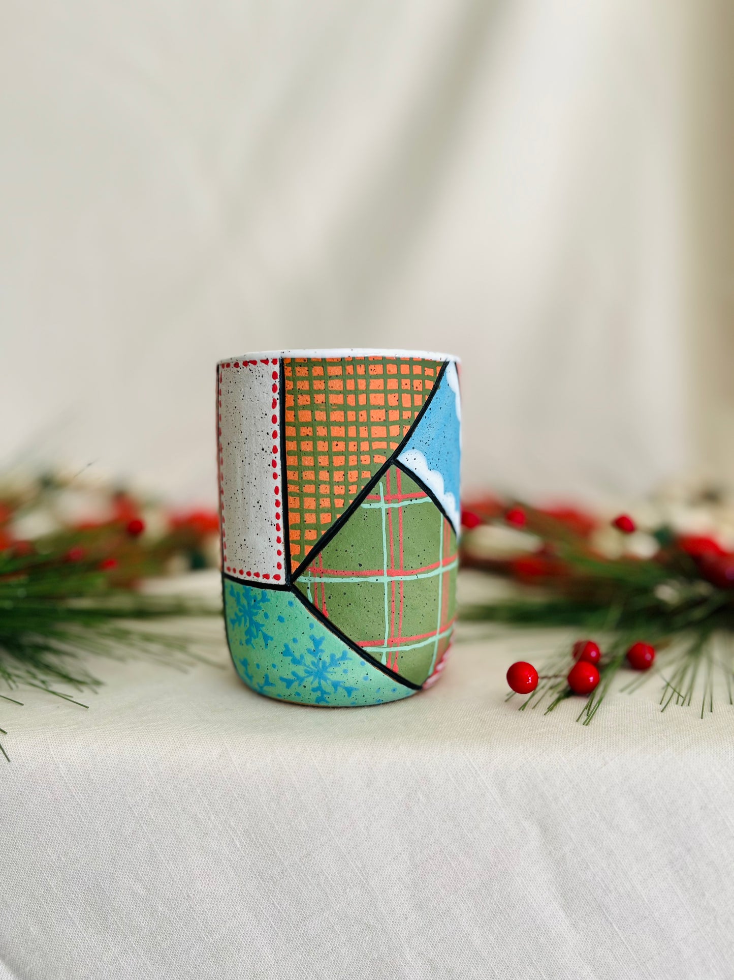 Holiday Patchwork Cup 2