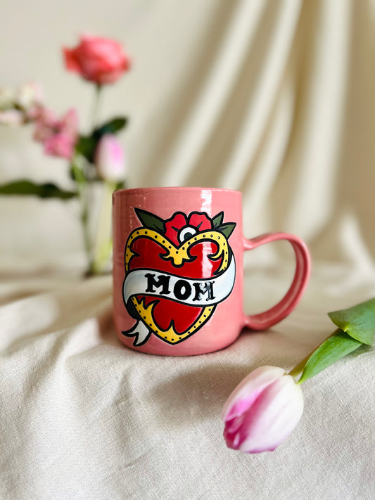 Mom Mug: pink