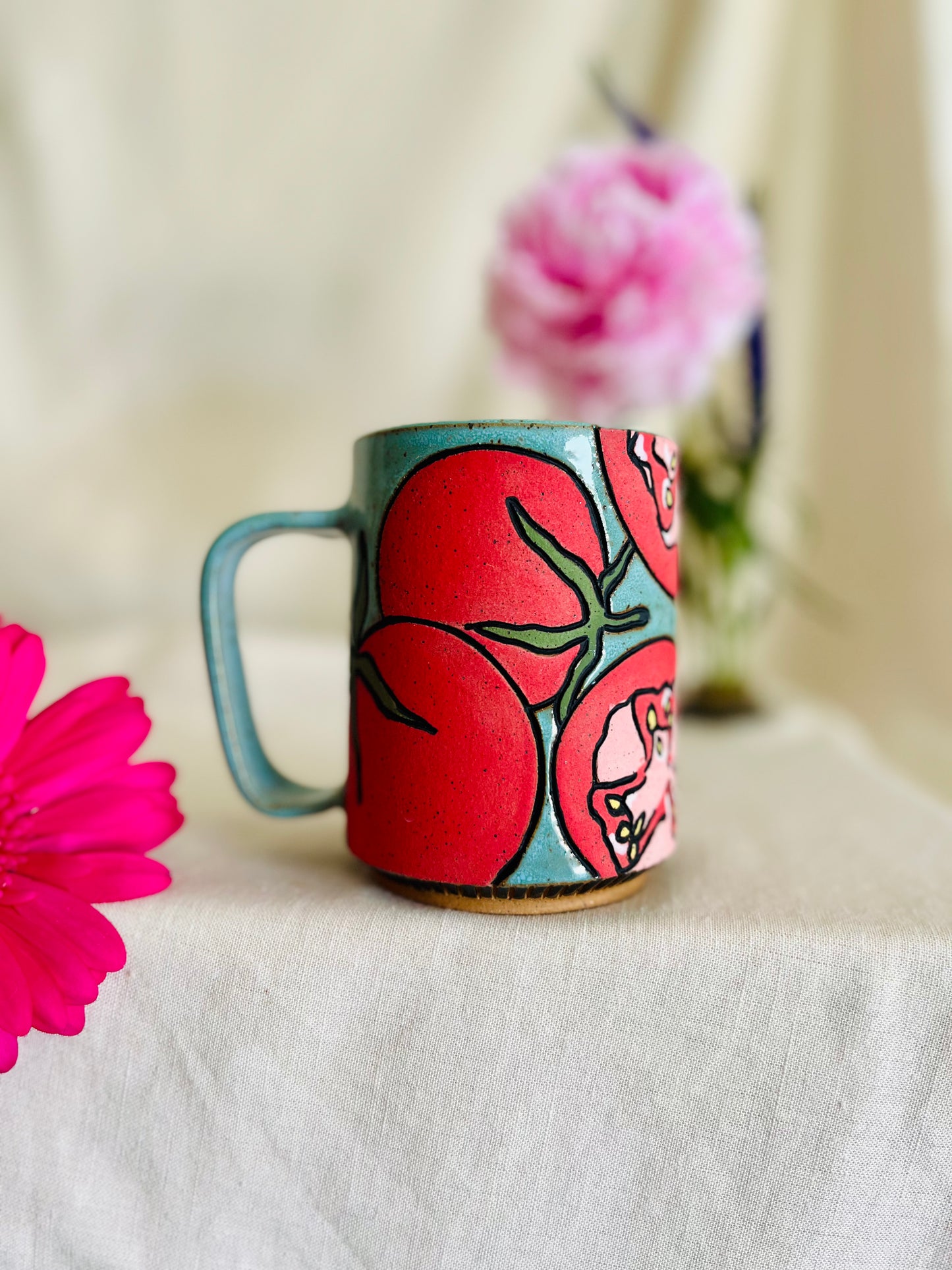 Tomato Mug: blue