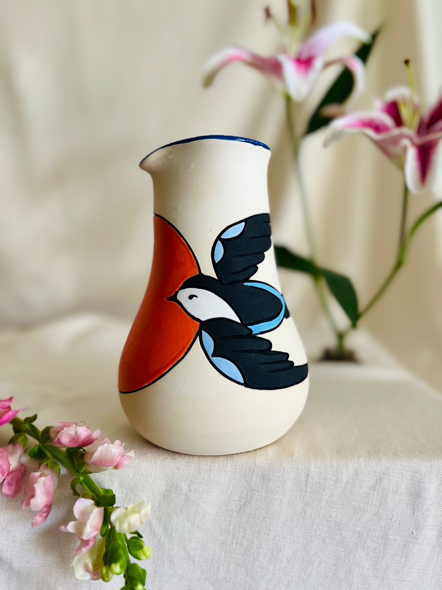 Sparrow Carafe + Cup Set
