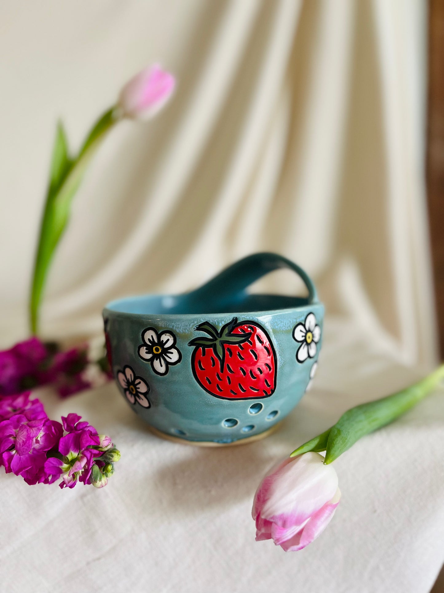Berry Basket: strawbs + flowers