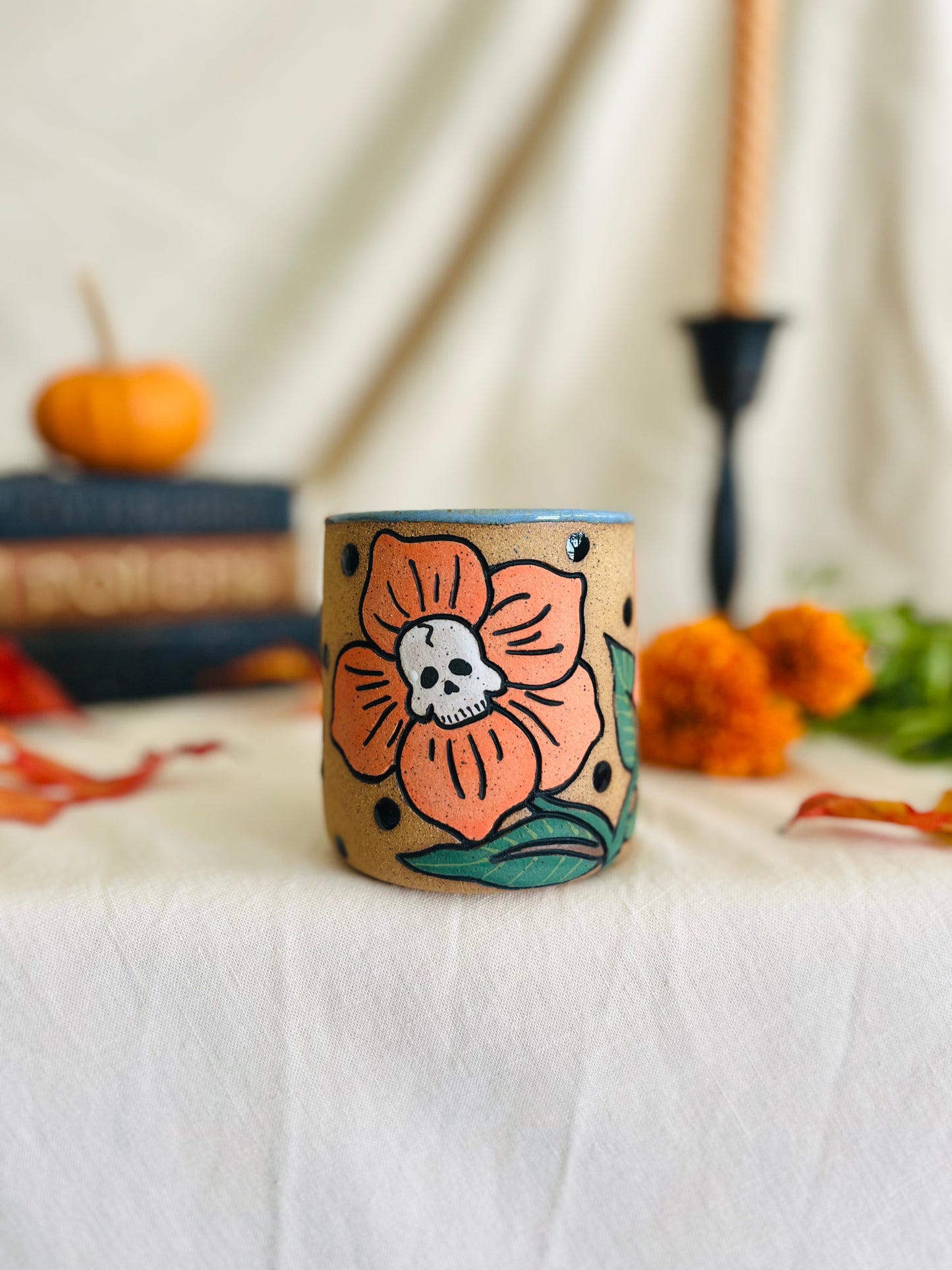 Skull Flower Cup