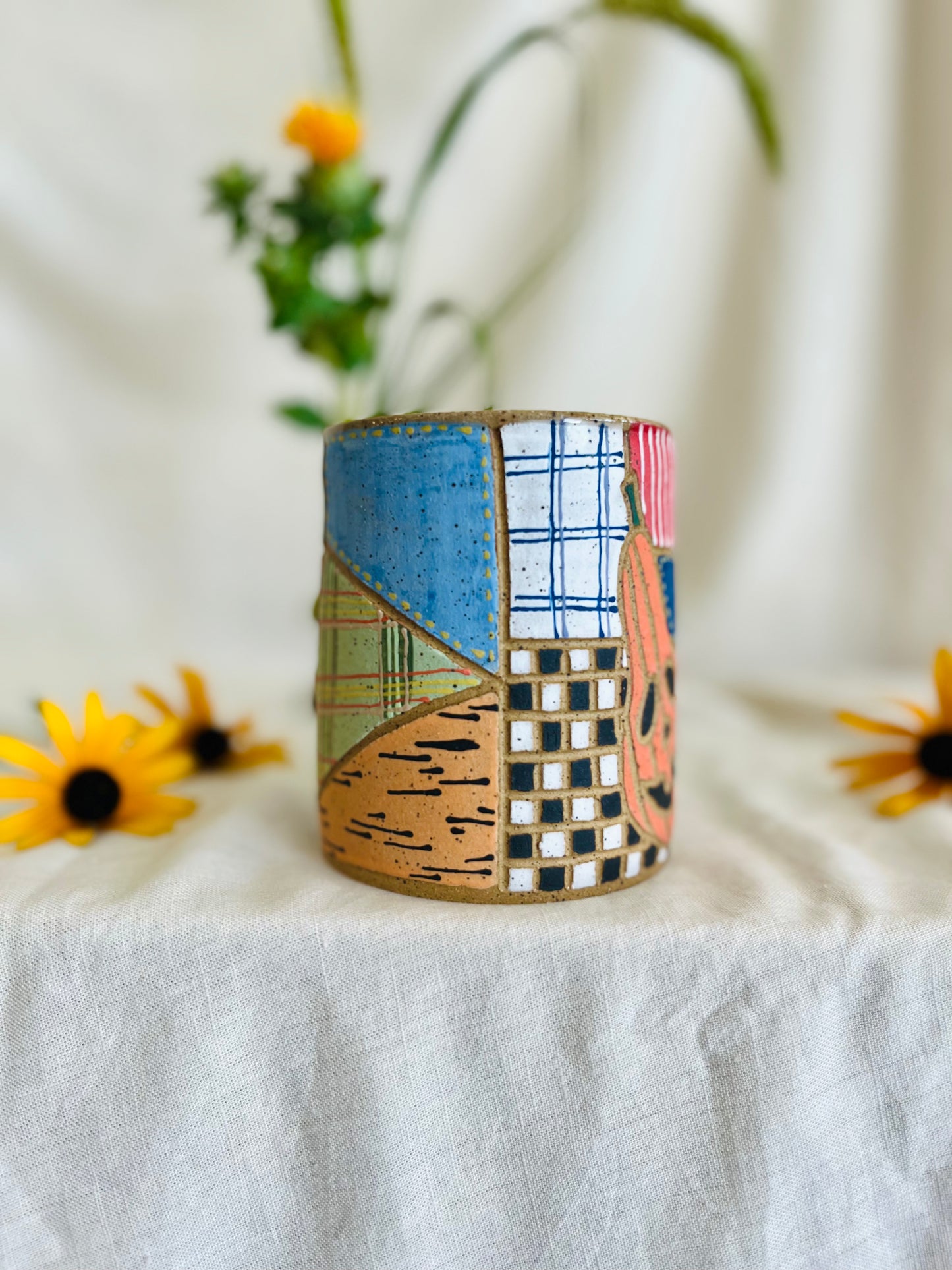 Fall Patchwork Mug 2