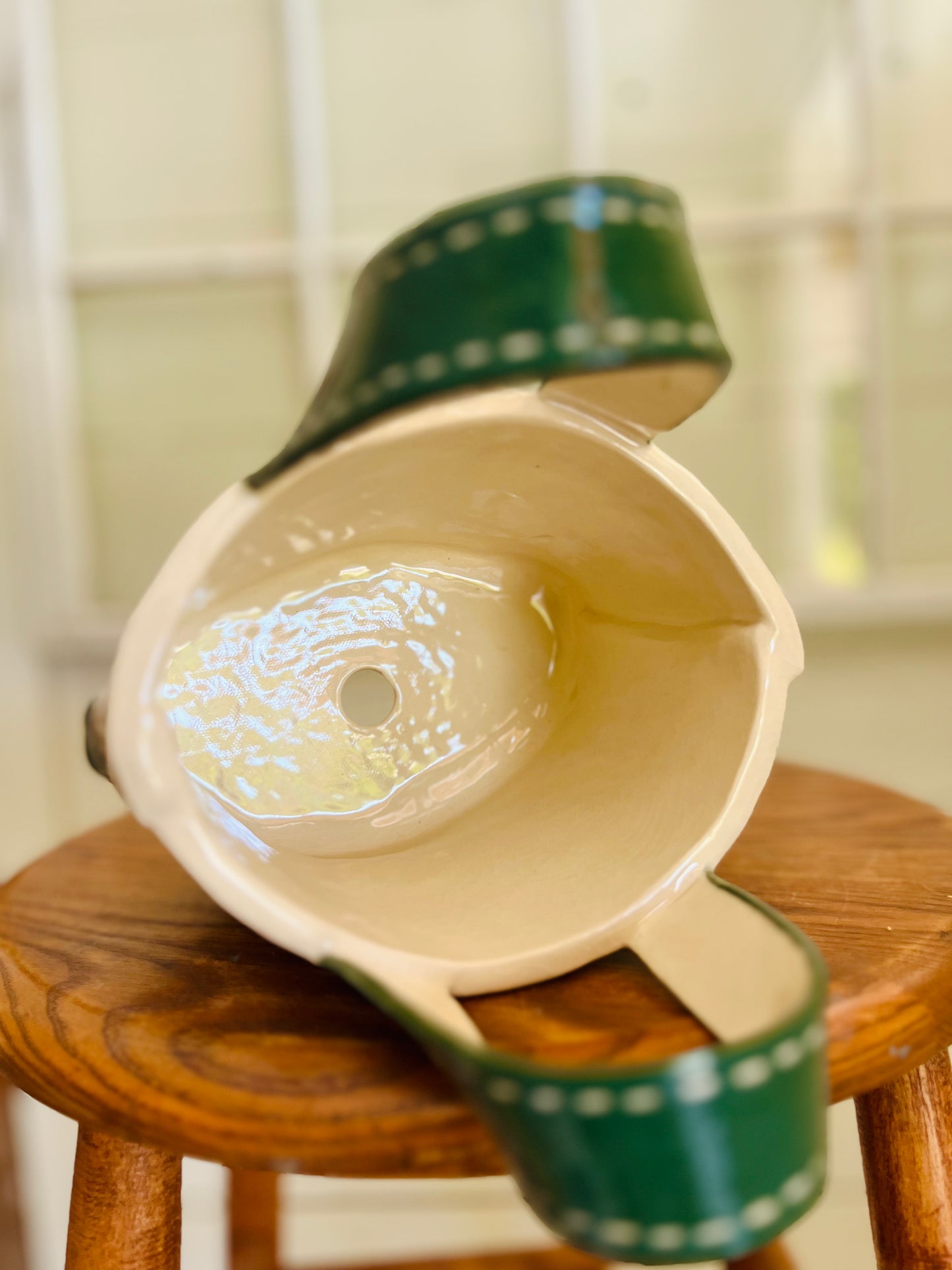 Tote Bag Planter: medium green