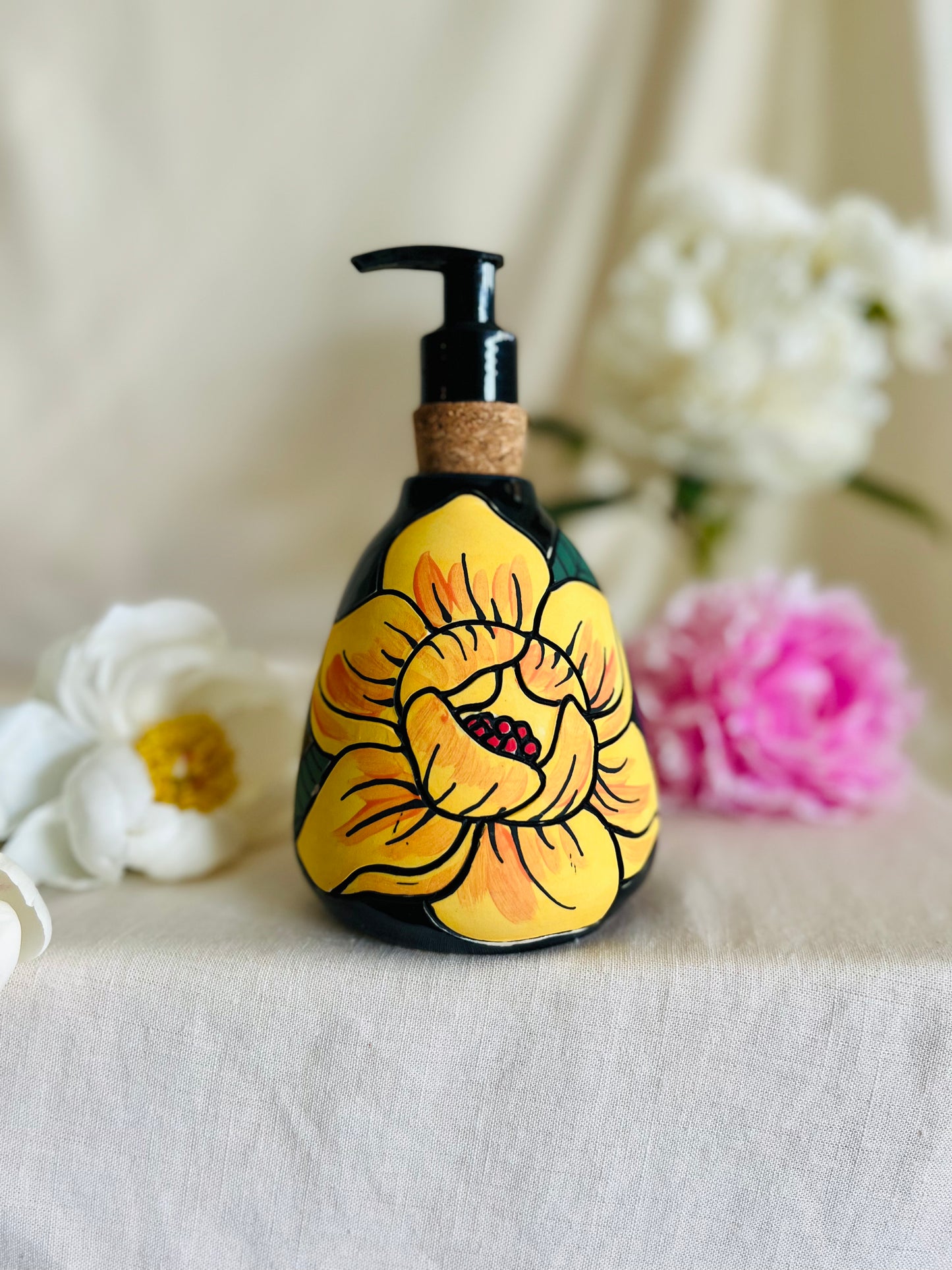 Peony Soap Dispenser