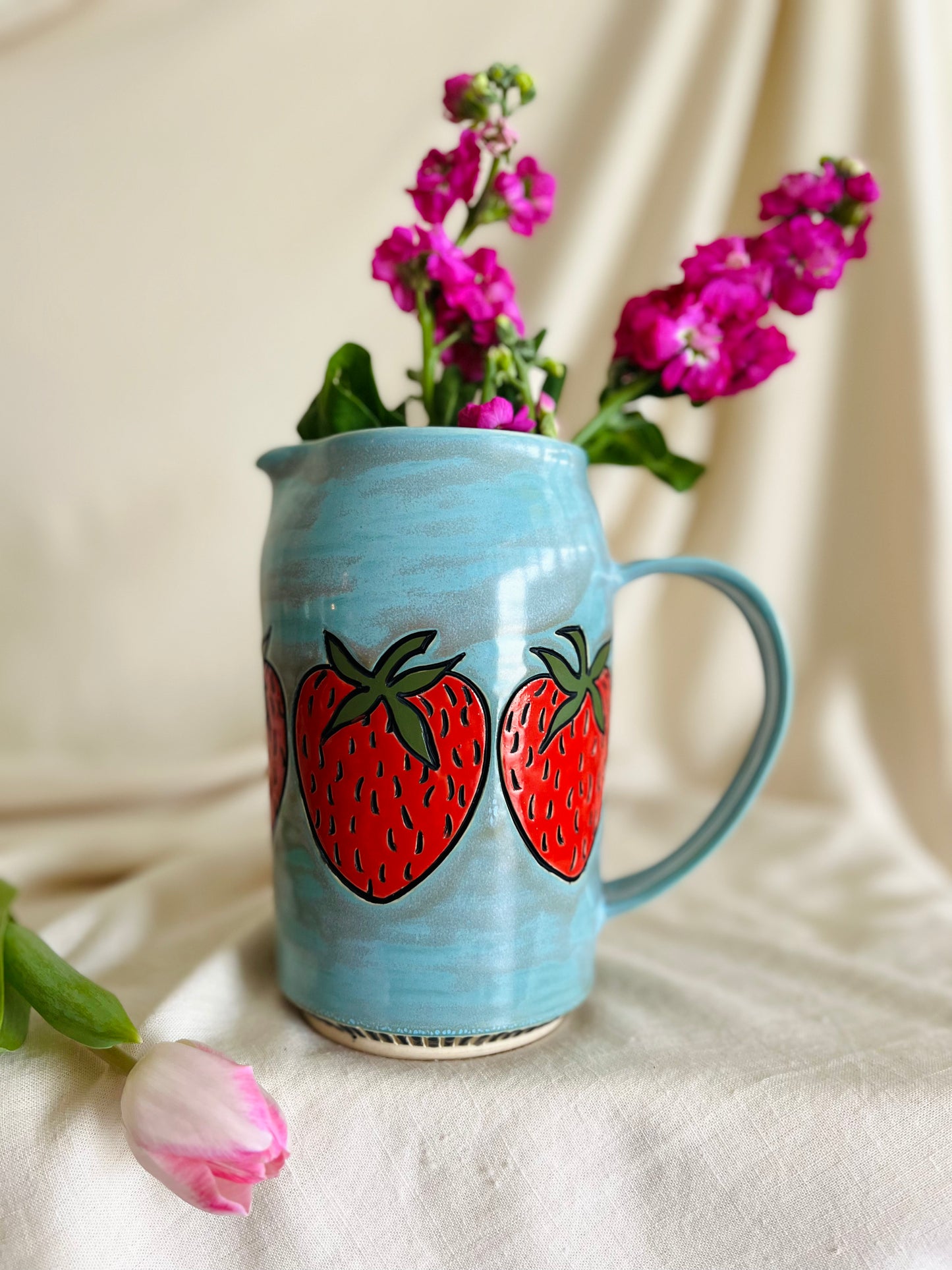 Strawberry Pitcher
