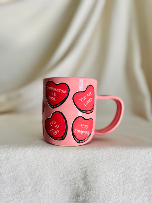 Cherry Hearts Mug *markdown*