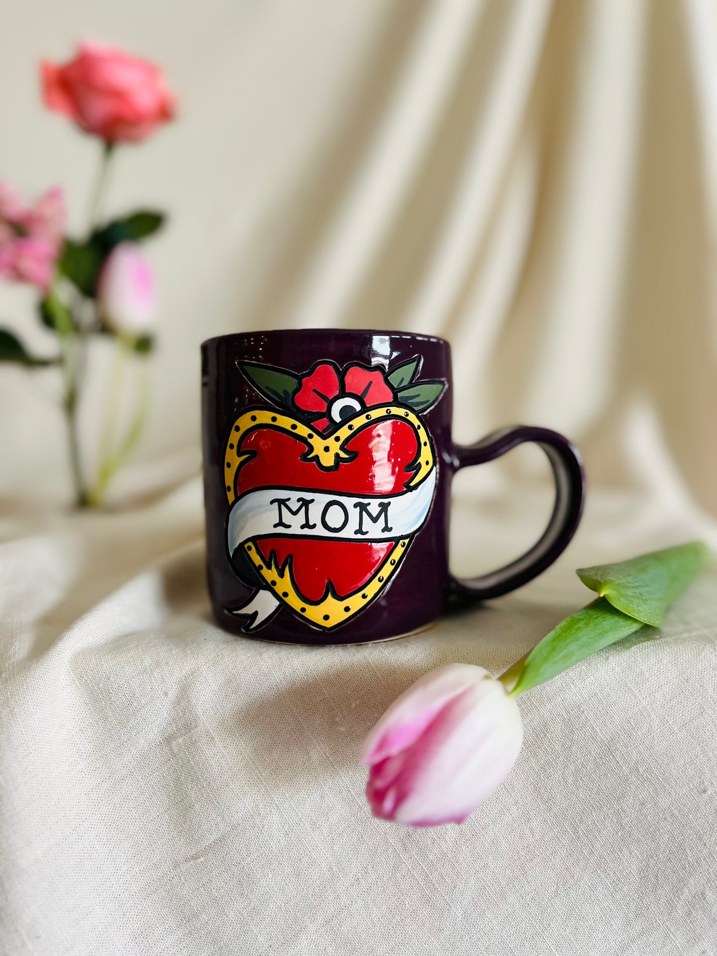 Mom Mug: purple