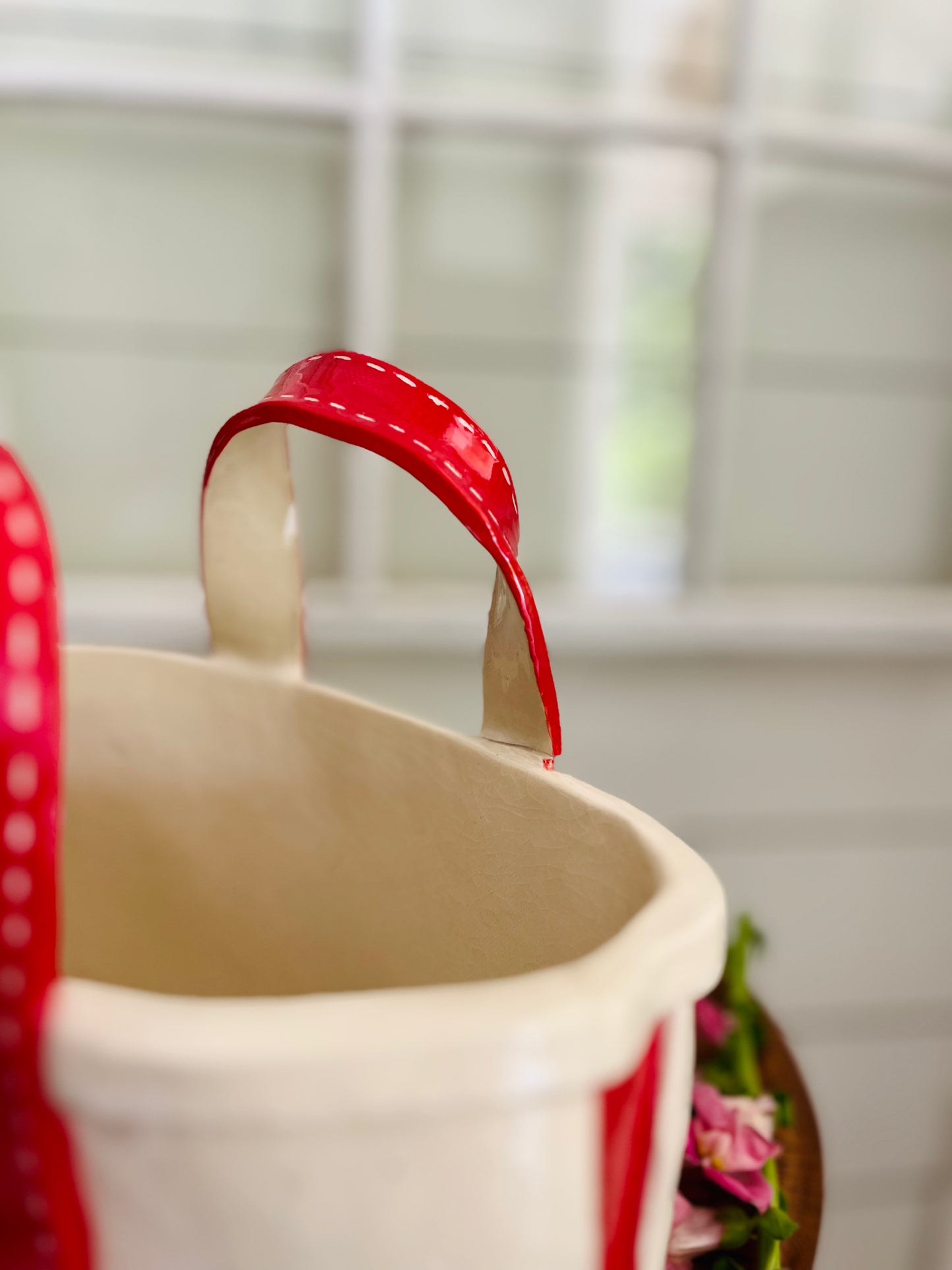 Tote Bag Planter: large red *markdown*